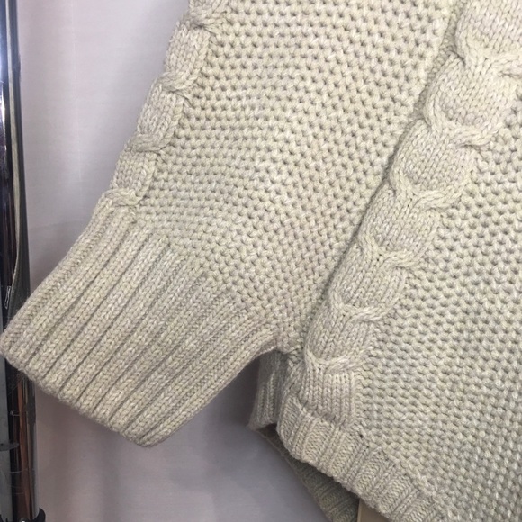 Poncho with sleeves. Size 10 or small 12. High rolled ribbed neck - Picture 4 of 7